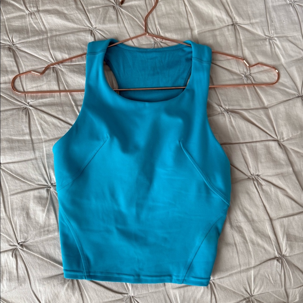 Lululemon size 2 tank top! Limited edition teal color.